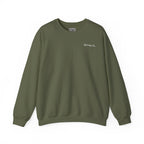 Adult- "Return To" (Front) - "Old Saybrook" (Back) -White Writing -Unisex Crewneck Sweatshirt