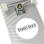 East Coast Round Stickers