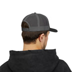 "White Sands Beach" - Snapback Trucker Cap - Perfect for Summer, Vacation, or Outdoor Events, Casual Style, Unisex Accessories, Gift Idea