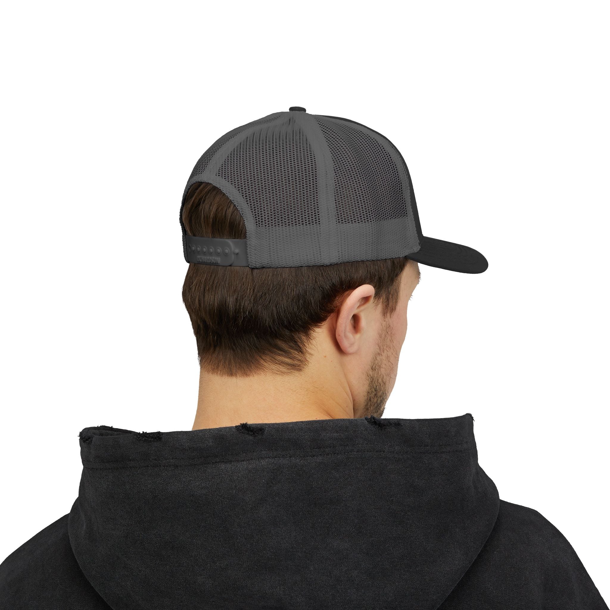 "White Sands Beach" - Snapback Trucker Cap - Perfect for Summer, Vacation, or Outdoor Events, Casual Style, Unisex Accessories, Gift Idea