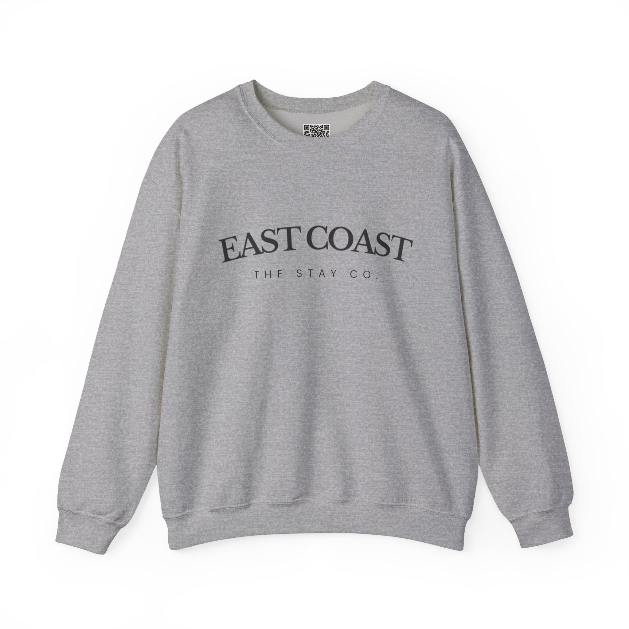 East Coast Crewneck (Black Text)