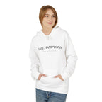 Adult-The Hamptons - Black Writing Hoodie