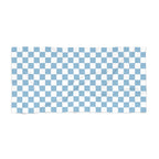 Blue Checkered Towel for Summer Fun, Perfect for Beach Days, Pool Parties, Picnics, and Gifts