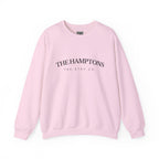 Adult- "The Hamptons" - Black Writing- Crewneck Sweatshirt