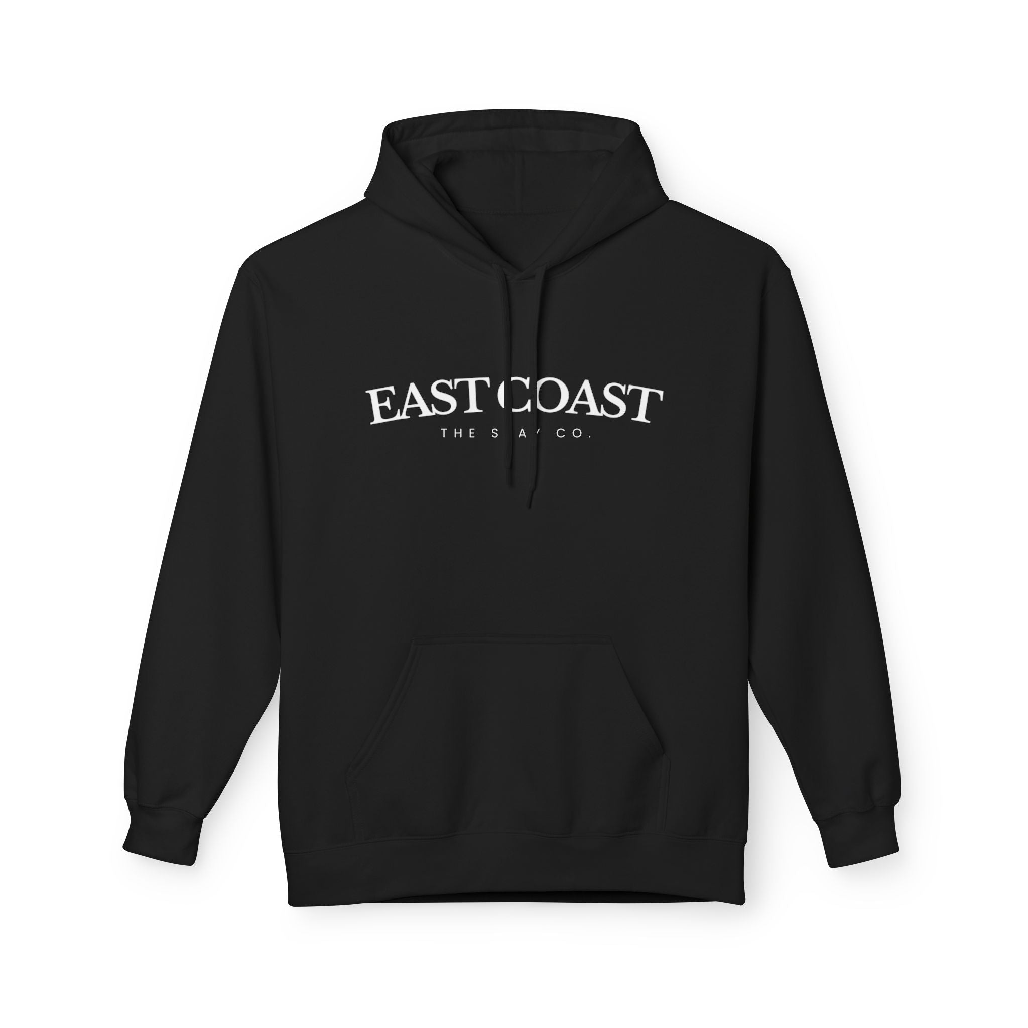 Adult-East Coast - White Writing Hoodie
