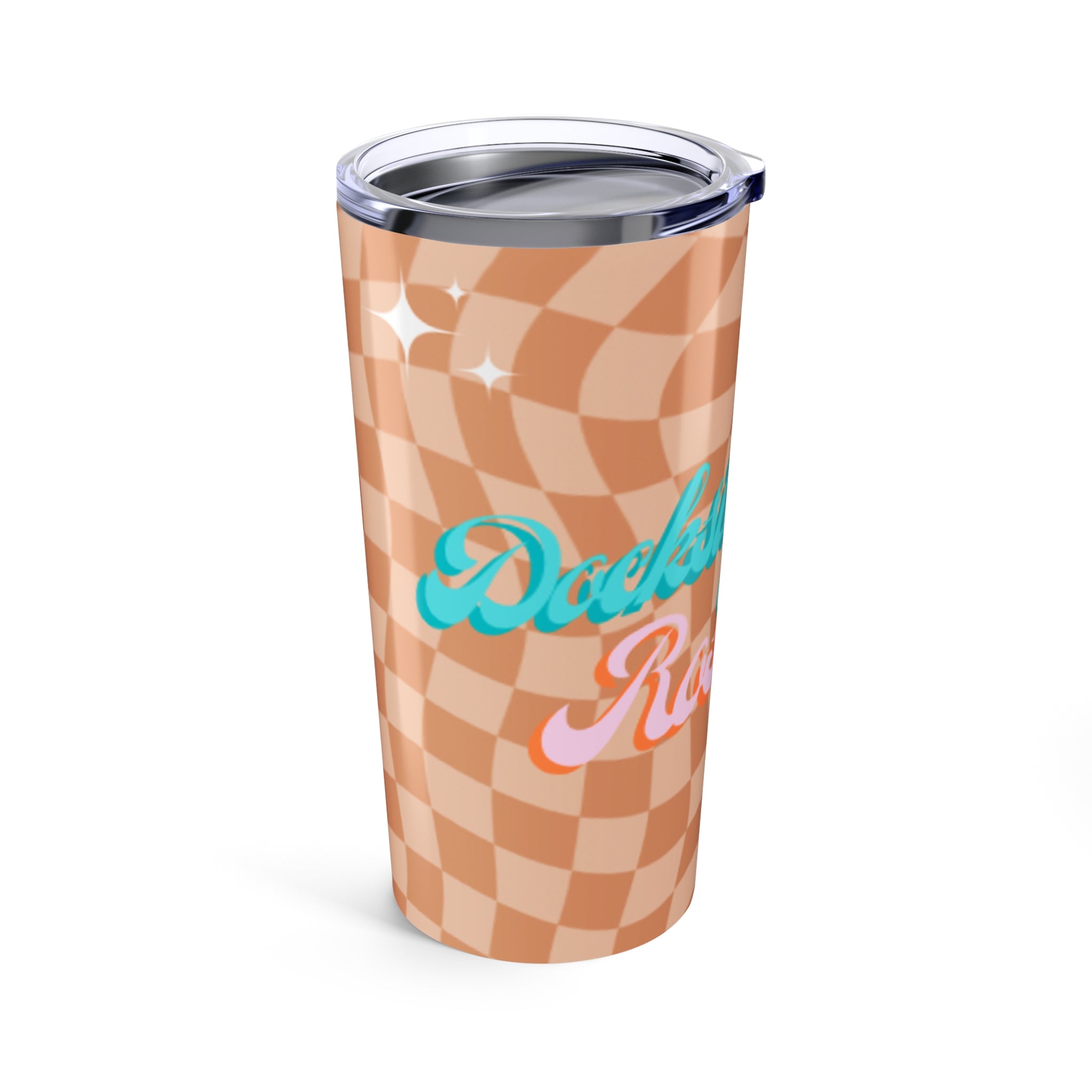 "Dockside Days & Rose Waves"-Trendy Tumbler 20oz with Checkered Design | Stylish Drinkware for Coffee Lovers, Gift for Birthdays, Travel Mug, Personalized Cup, [...]