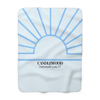 Cozy Lake House Sherpa Fleece Blanket -"Candlewood Lake, CT"- Perfect for Home, Gifts, Beach Decor, Warmth & Relaxation. Contact us to customize yours