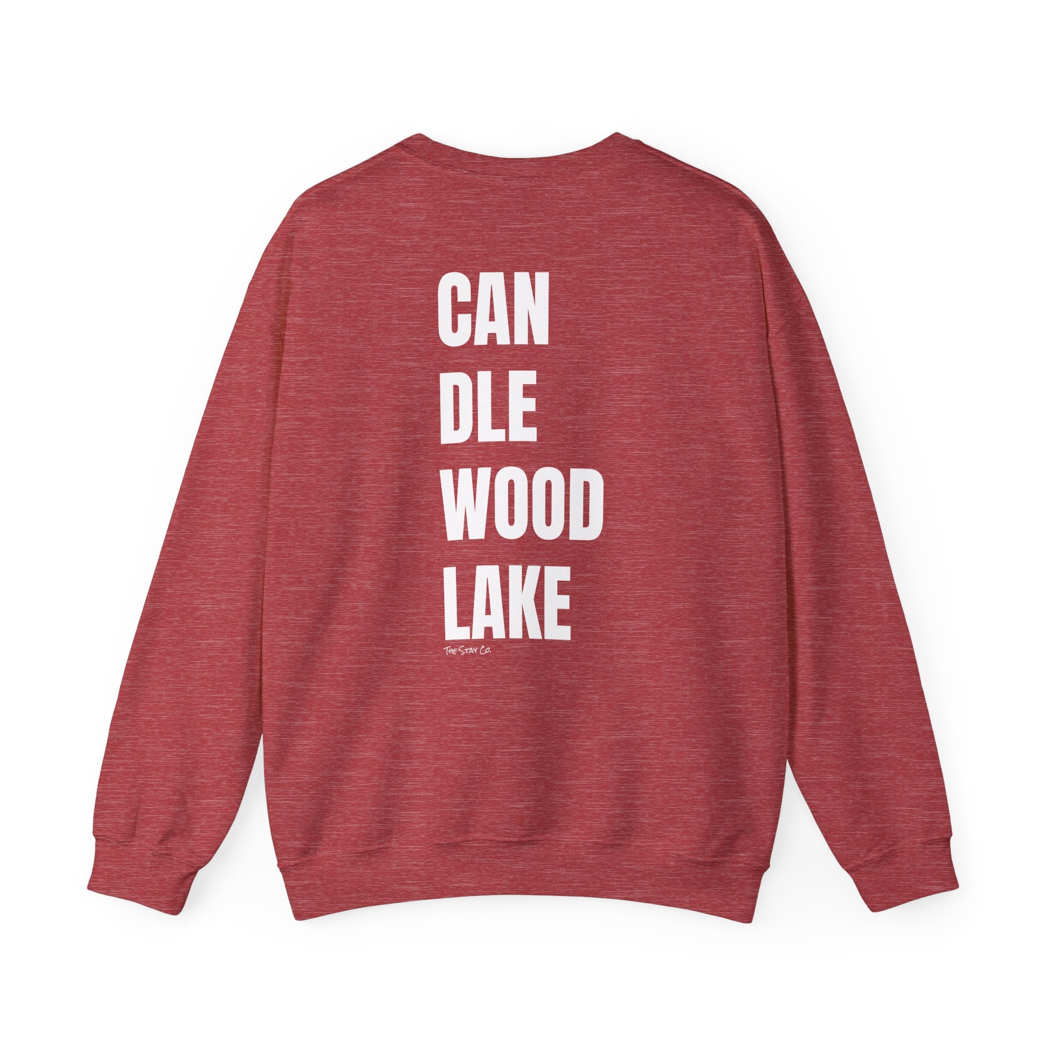 Catch Me at Candlewood Lake Crewneck (White Text)