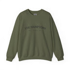 Adult- "The Hamptons" - Black Writing- Crewneck Sweatshirt