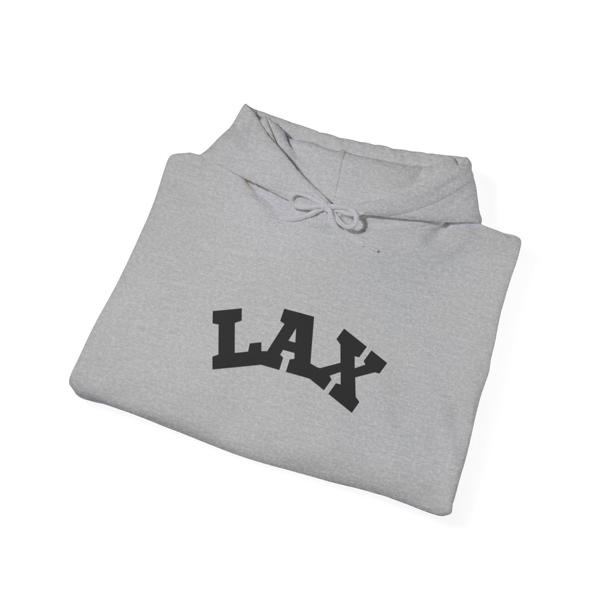 Adult Unisex Hoodie - "LAX" -Choose Your Color-Cozy Sweatshirt for Fans or Parents, Unisex Sports Apparel, Perfect Gift for Game Day, Casual Wear for Athletes