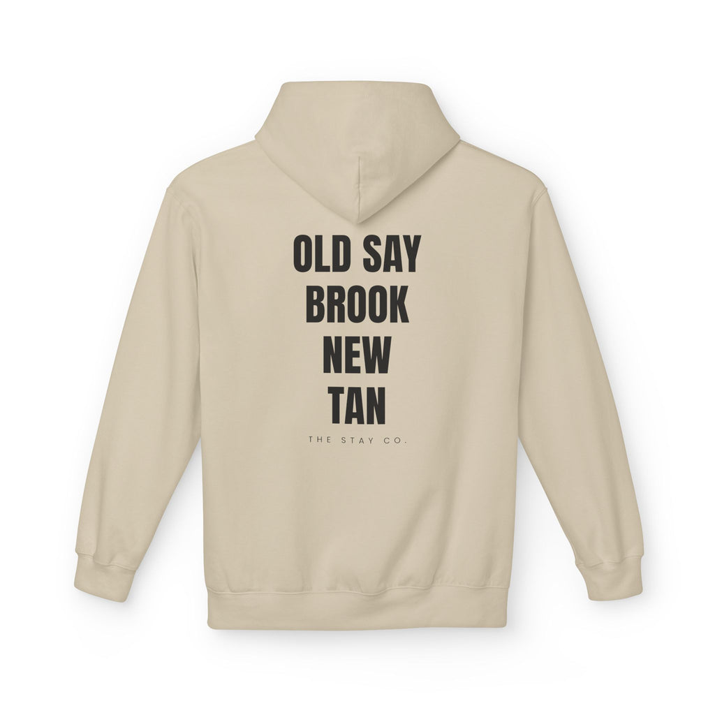 Adult- "Out Of Office" (Front) "Old Saybrook New Tan" (Back) - Hoodie