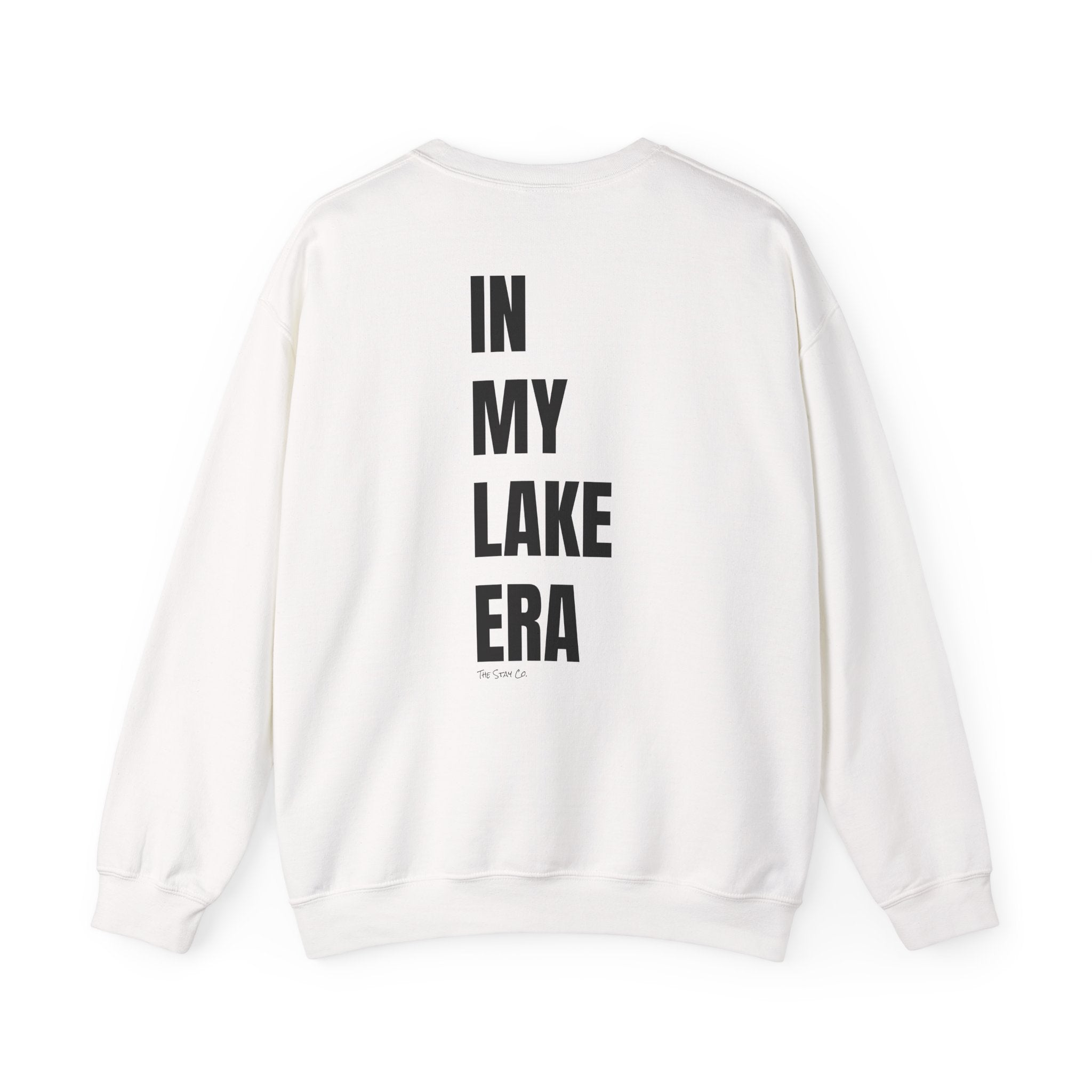 Adult- "Born for this"- (Front)  "In My Lake Era" (Back)- Black Writing- Unisex Crewneck Sweatshirt