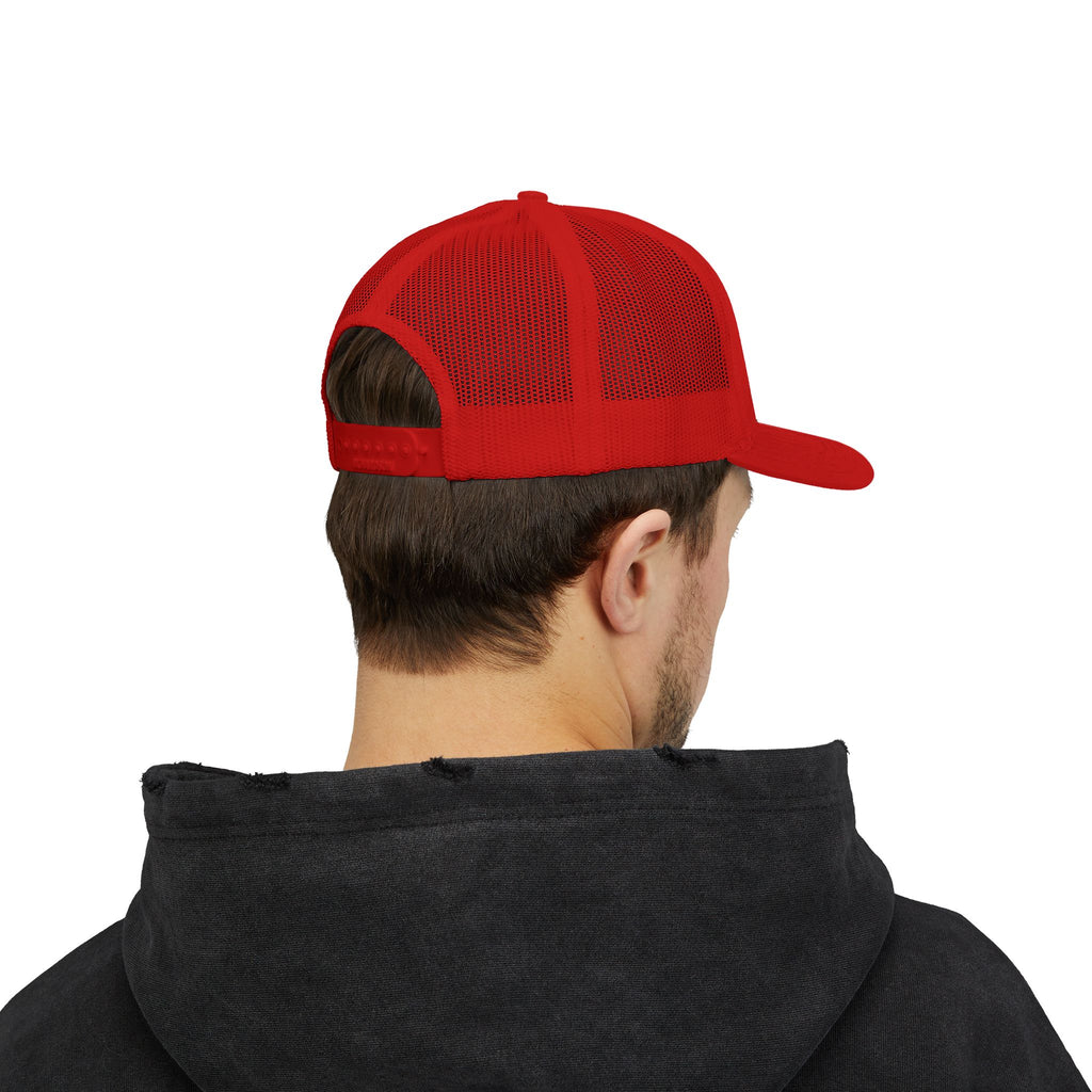 " 'Merica" Patriotic Snapback Trucker Cap | Cool Summer Hat | Perfect for BBQs, 4th of July
