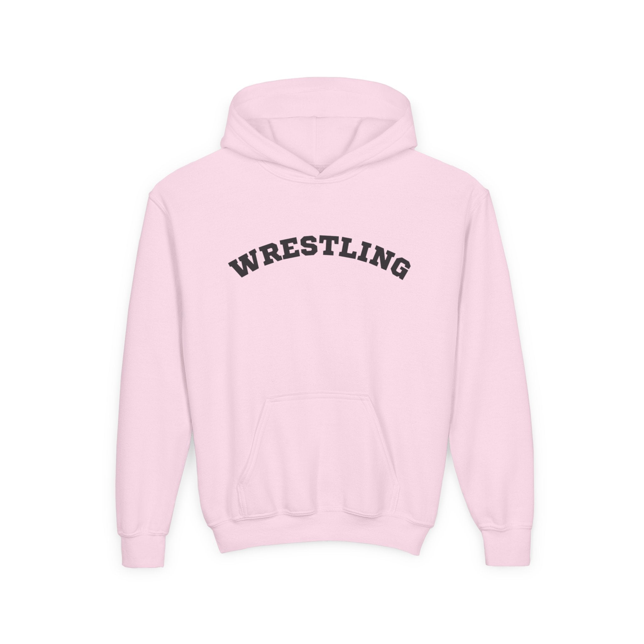 Youth Hoodie "Wrestling" - Choose Your Color- -Sports Apparel, Gift for Young Athletes, Team Spirit, Cozy Sweatshirt, Game Day Ready