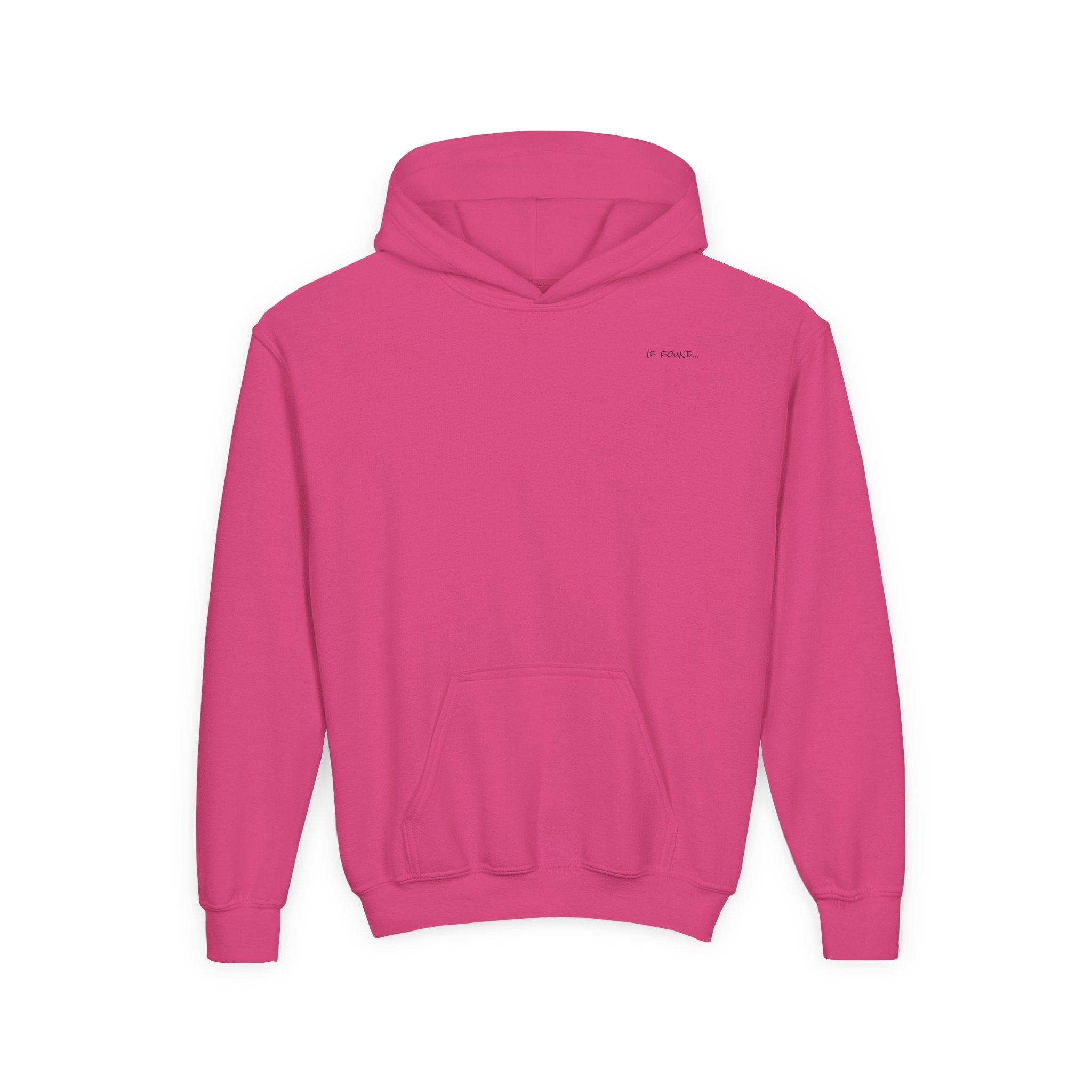 Youth- If Found (Front) -Just Add Water (Back) -Hooded Sweatshirt - Cozy and Fun for Water Kids