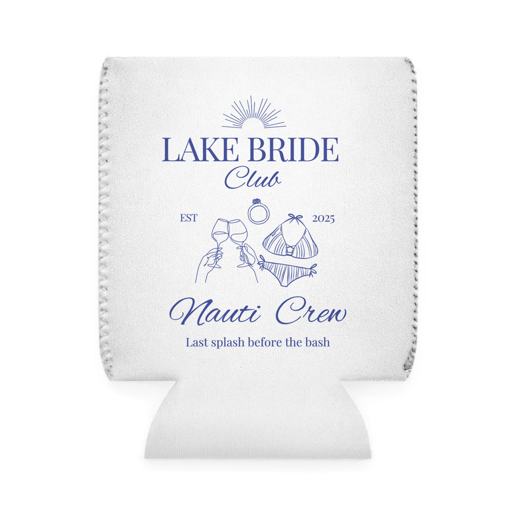 Matching "Lake Bride Club" Koozie - - Perfect for Bachelorette and Wedding Parties, Beach Weddings, Summer Celebrations, Nautical Themes, Customizable [...]