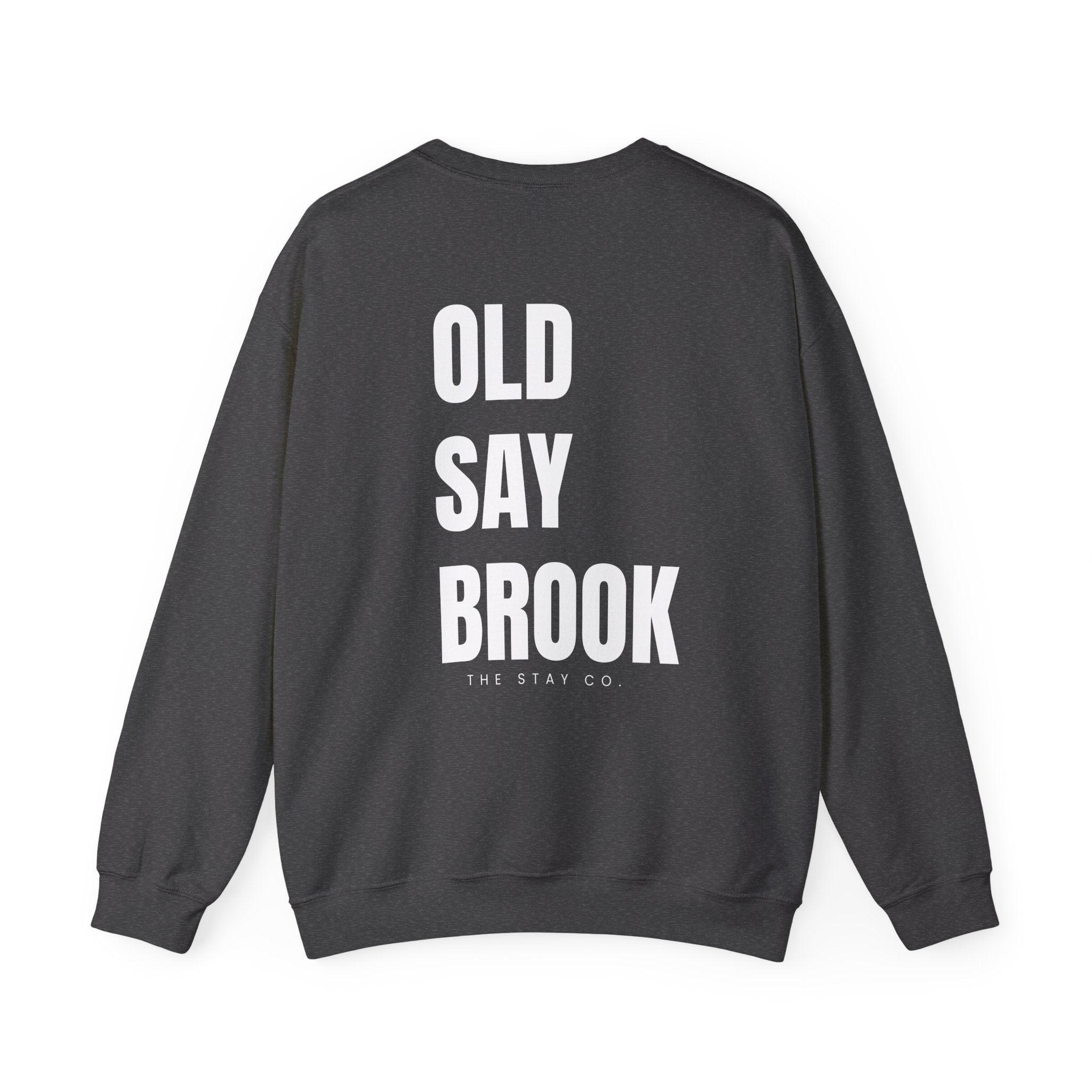 Adult- Old Saybrook Crewneck Sweatshirt With Association Logo On Front