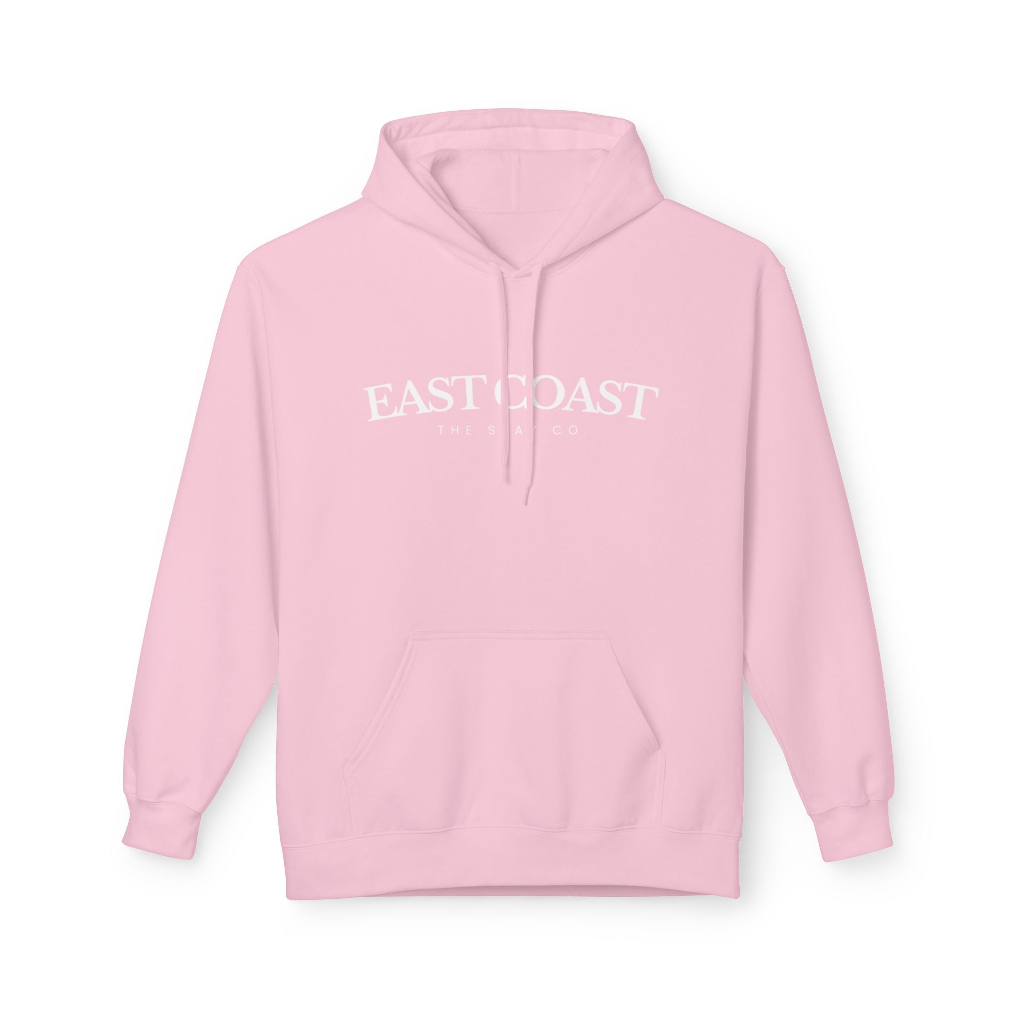 Adult-East Coast - White Writing Hoodie