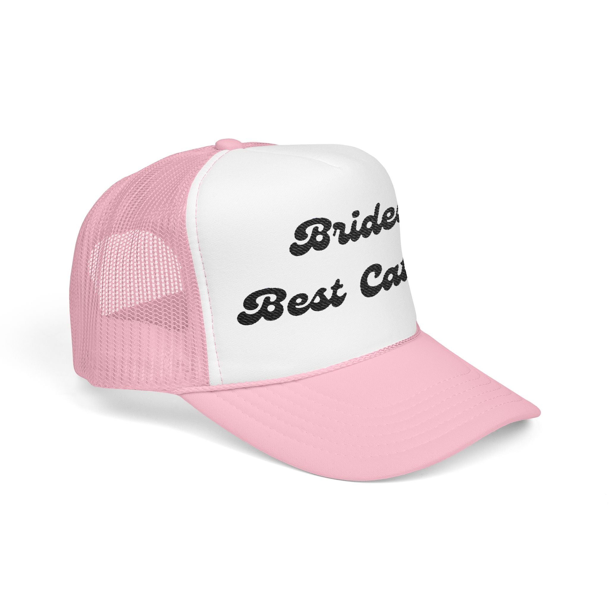 "Brides Best Catch" -Foam Trucker Hat – Embroidered- Perfect for Bachelorettes and Wedding Parties