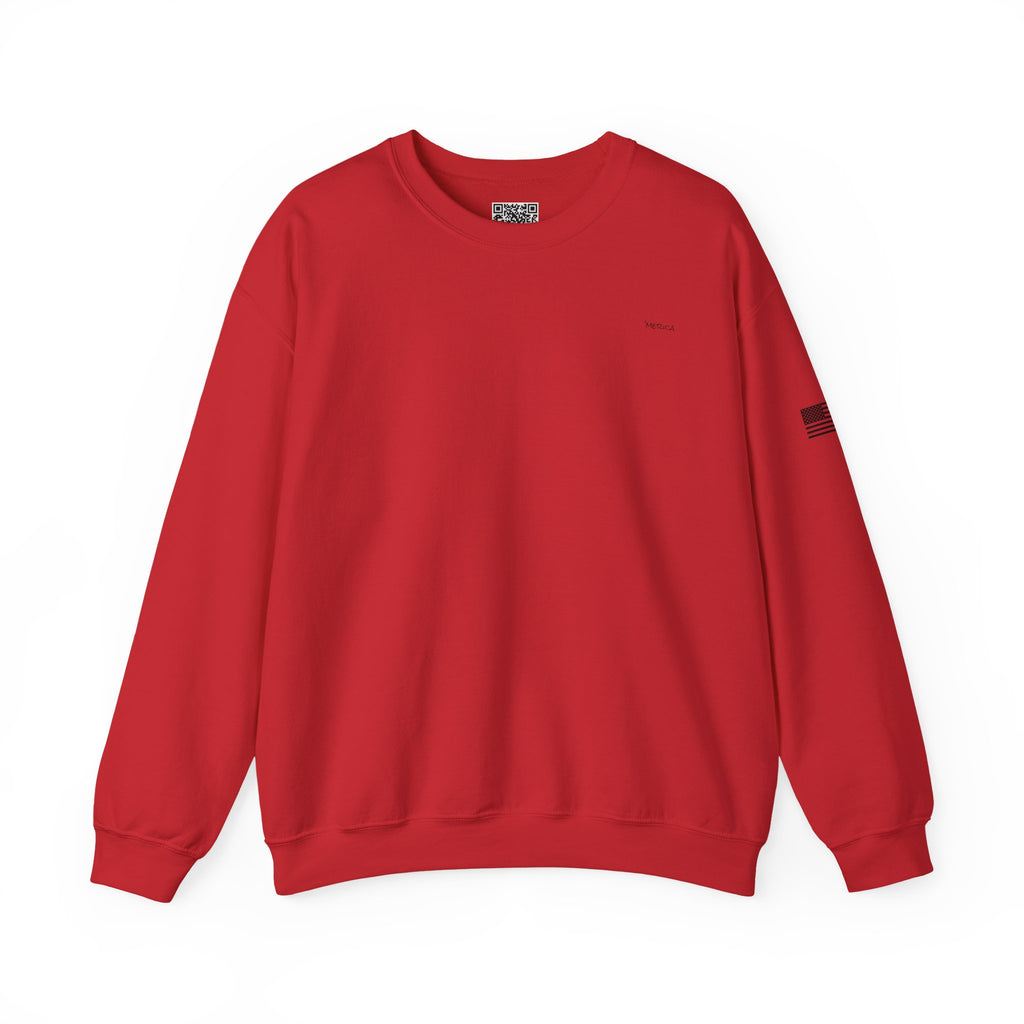 Adult- "'Merica" (Front) "Red White & Brew" (Back)- Unisex Crewneck Sweatshirt, Fourth of July, Summer Fun, Boat Days