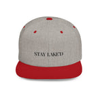 Embroidered Snackback Cap-"Stay Lake'd"- Casual Hat, Outdoor Apparel, Summer Fashion, Gift for Him/Her, Festival Accessory