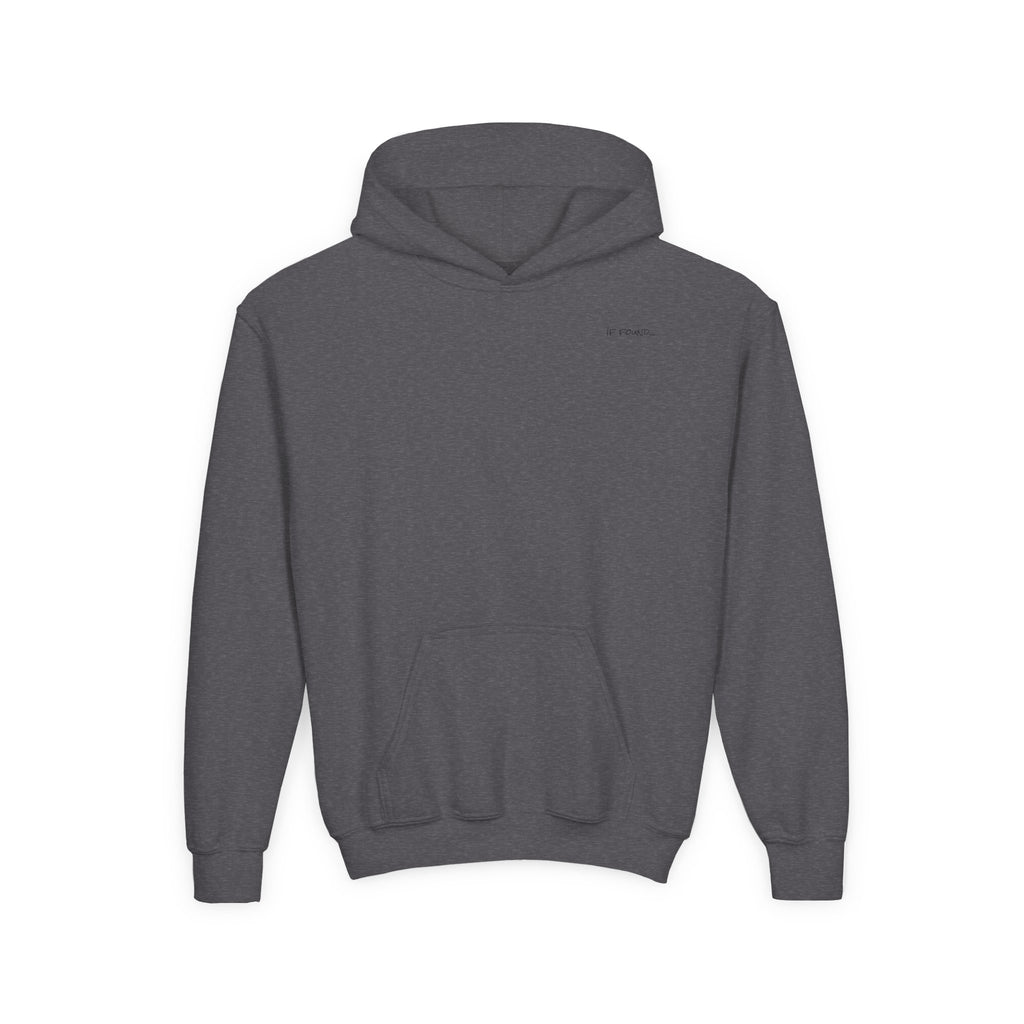 Youth- If Found (Front) -Just Add Water (Back) -Hooded Sweatshirt - Cozy and Fun for Water Kids