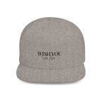 Embroidered Snackback Cap-"Wish You Were Here"- Casual Hat, Outdoor Apparel, Summer Fashion, Gift for Him/Her, Festival Accessory