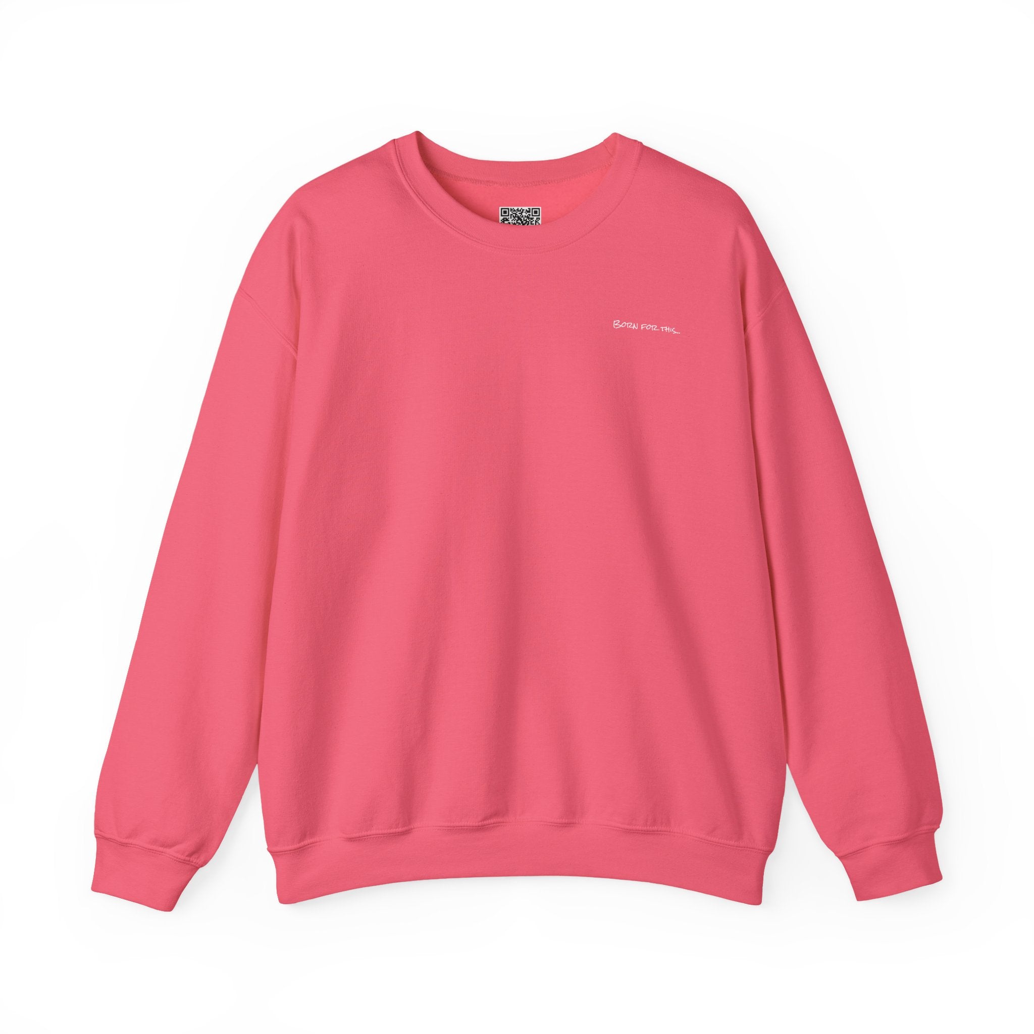 Adult- "Born for this"- (Front)  "In My Lake Era" (Back)- White Writing- Unisex Crewneck Sweatshirt