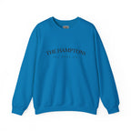 Adult- "The Hamptons" - Black Writing- Crewneck Sweatshirt