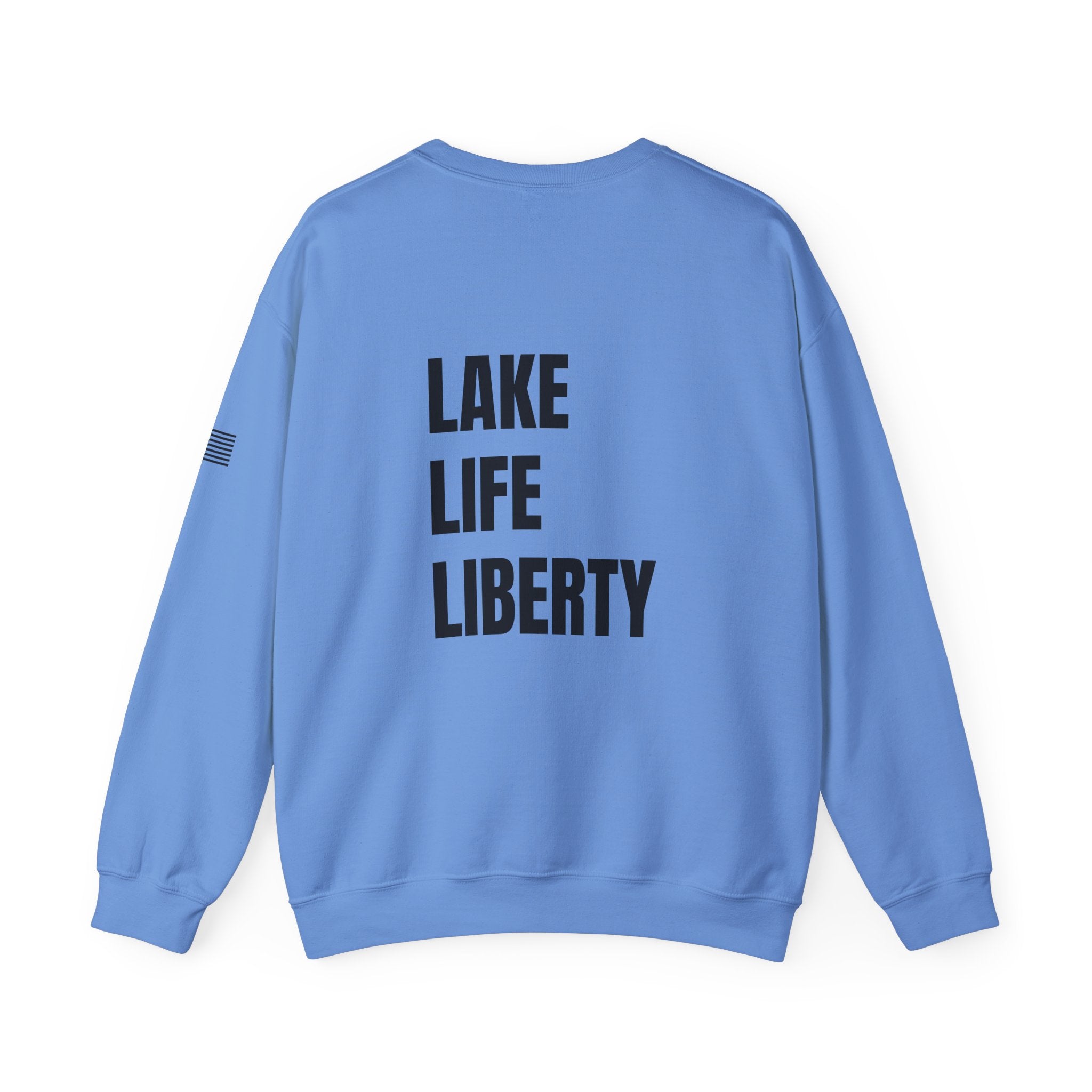 Lake Life Liberty, 'Merica Crewneck Sweatshirt