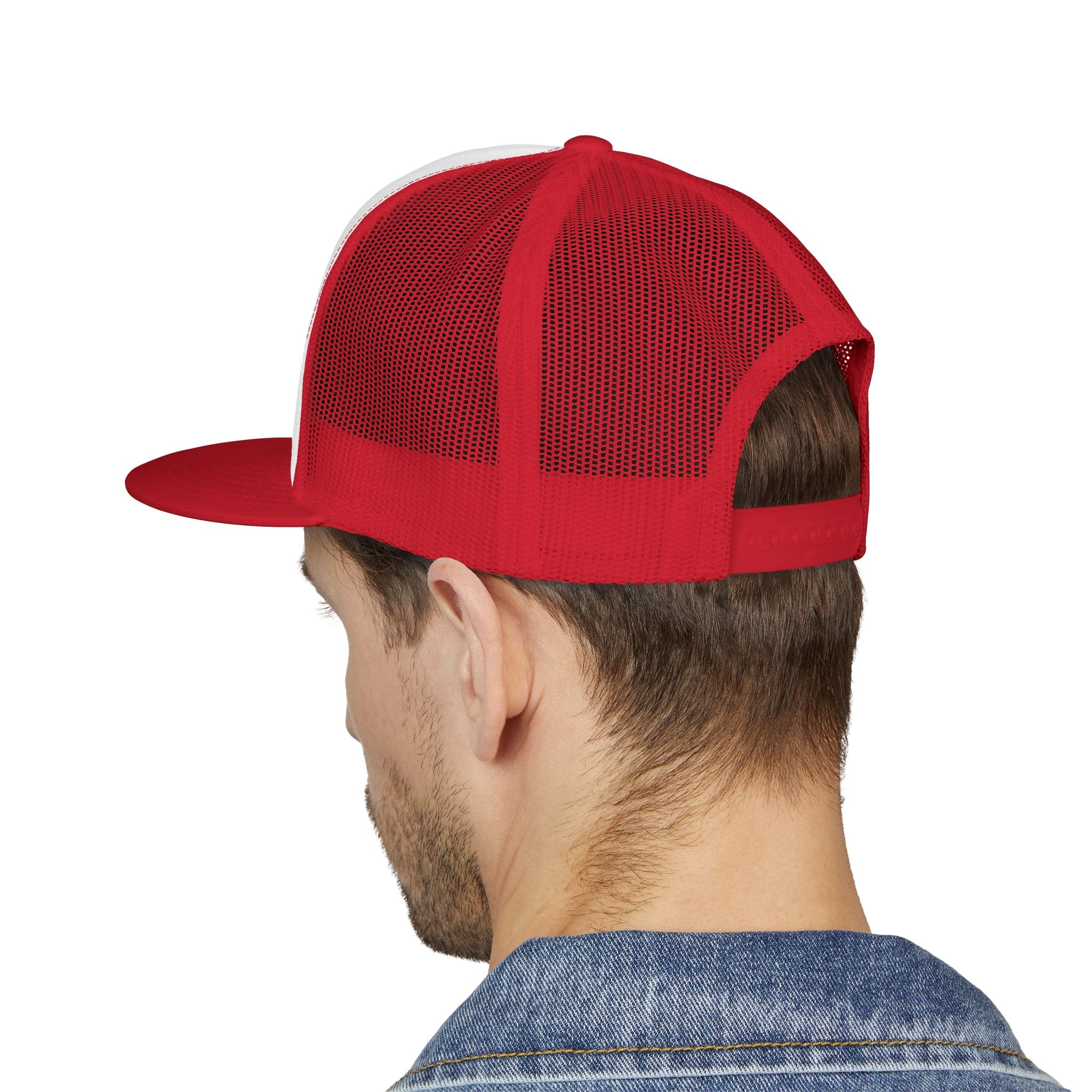 "Red, White & Blonde" -Stylish 5 Panel Trucker Cap with Embroidery, Perfect for Casual Outfits, Summer Festivals, Gifts for Friends, Birthday Parties, [...]