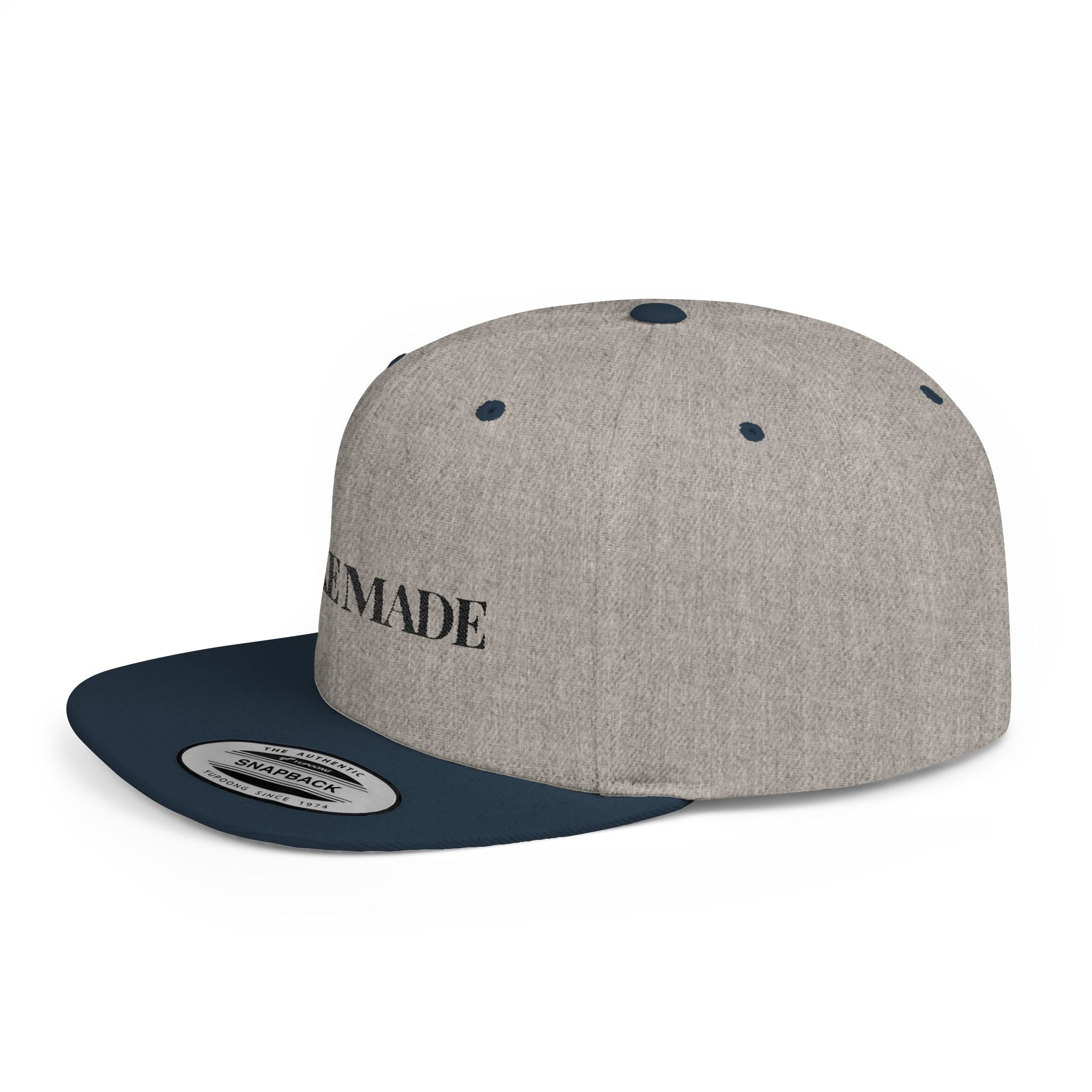 Embroidered Snackback Cap-"Lake Made"- Casual Hat, Outdoor Apparel, Summer Fashion, Gift for Him/Her, Festival Accessory