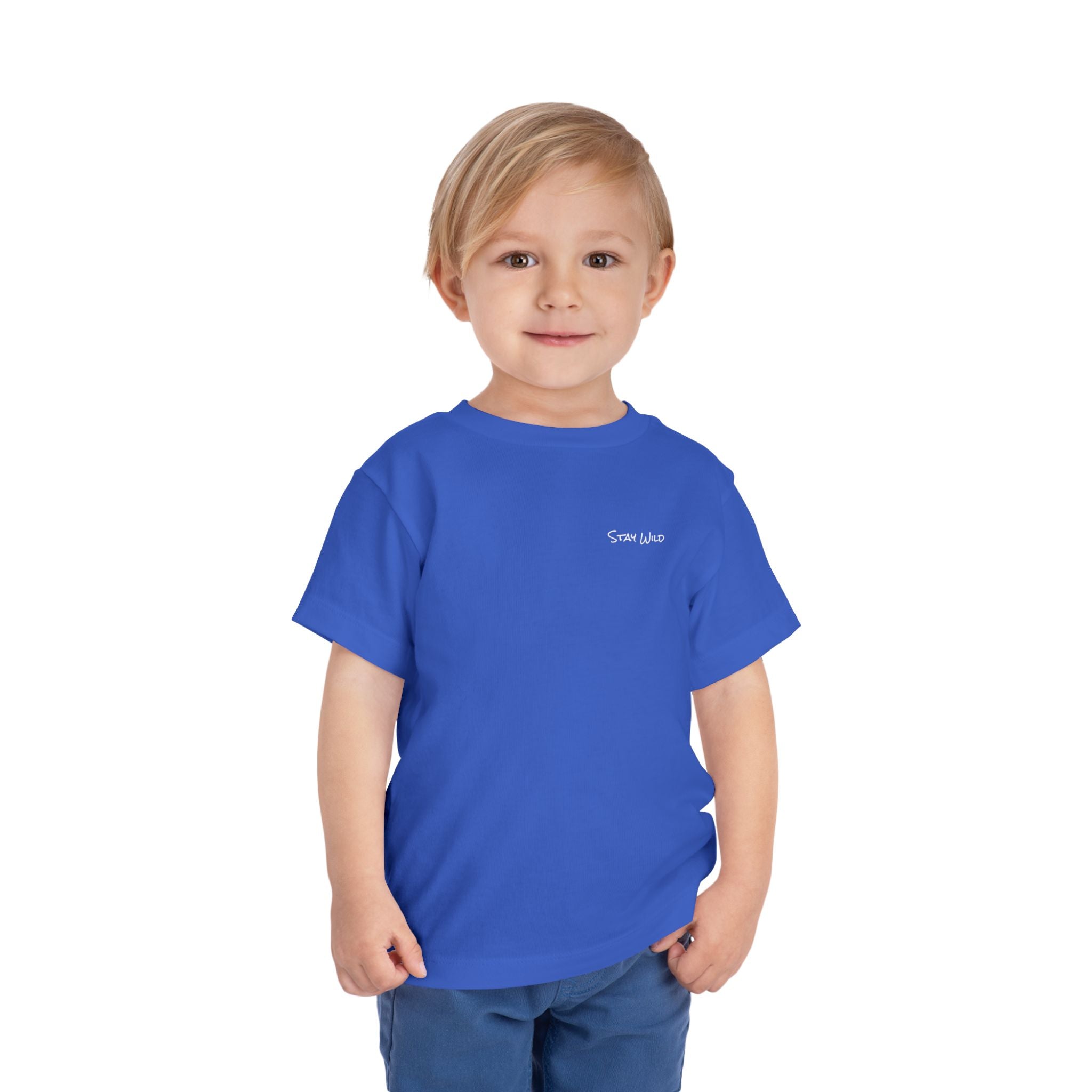 Toddler - "Stay Wild" (Front) - "Stay Wild Lake Child" (Back) -Short Sleeve Tee