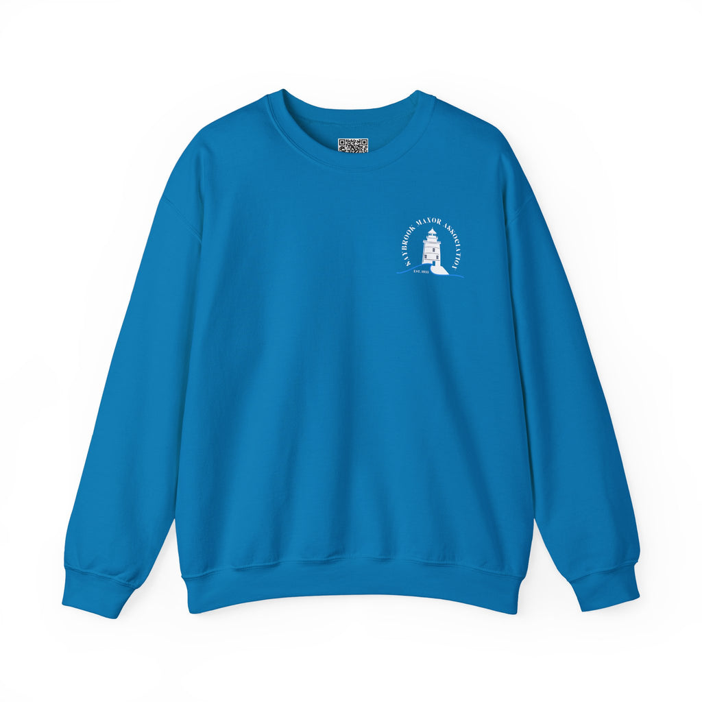 Adult- Old Saybrook Crewneck Sweatshirt With Association Logo On Front