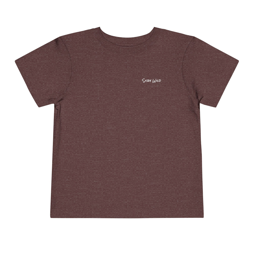 Toddler - "Stay Wild" (Front) - "Stay Wild Lake Child" (Back) -Short Sleeve Tee