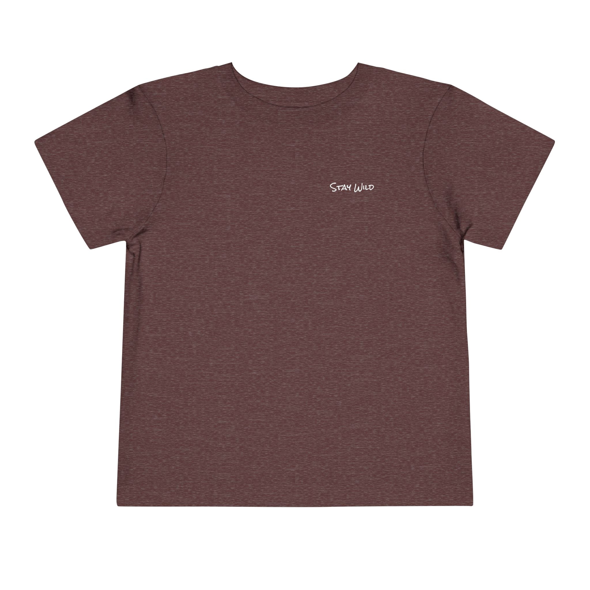 Toddler - "Stay Wild" (Front) - "Stay Wild Lake Child" (Back) -Short Sleeve Tee