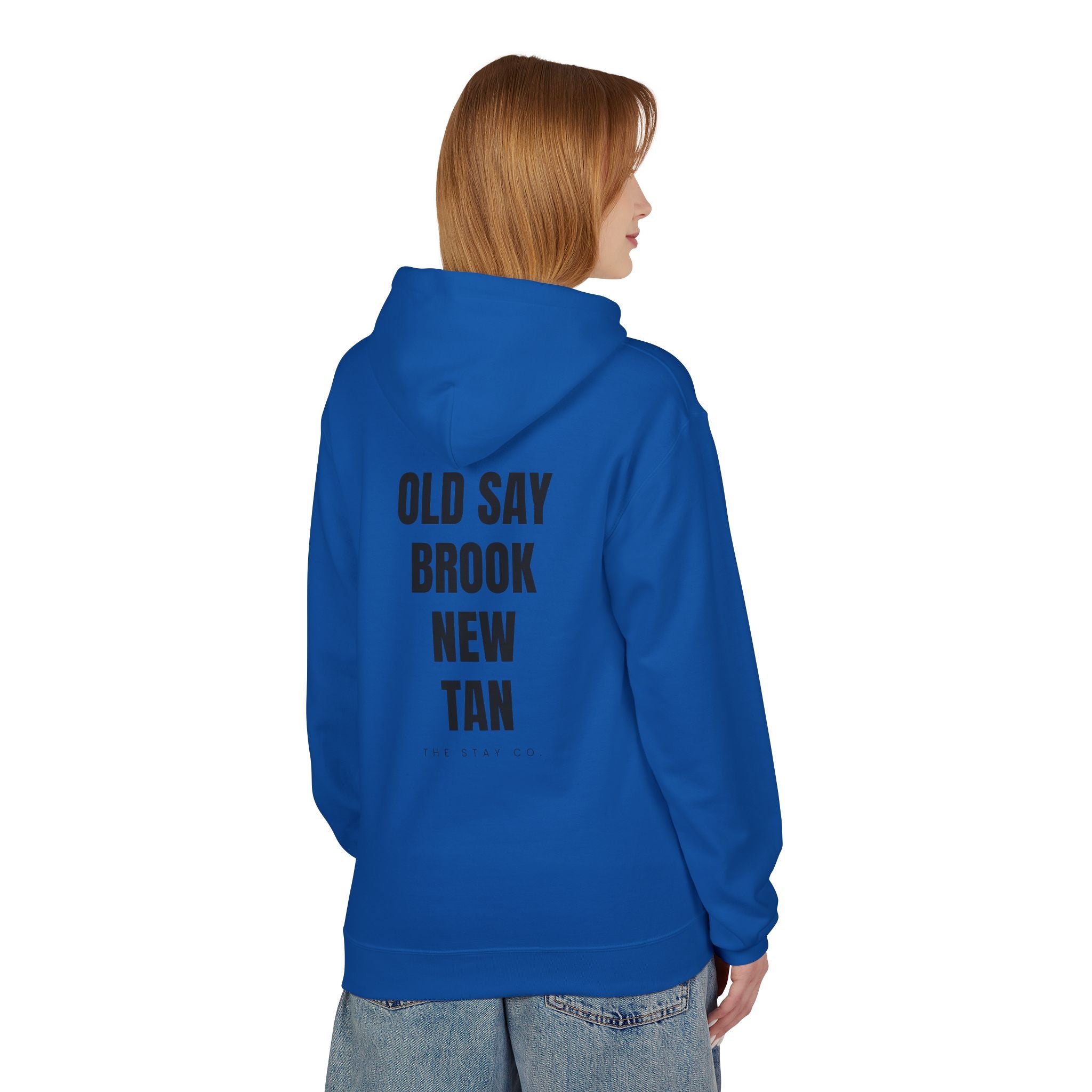 Adult- "Out Of Office" (Front) "Old Saybrook New Tan" (Back) - Hoodie