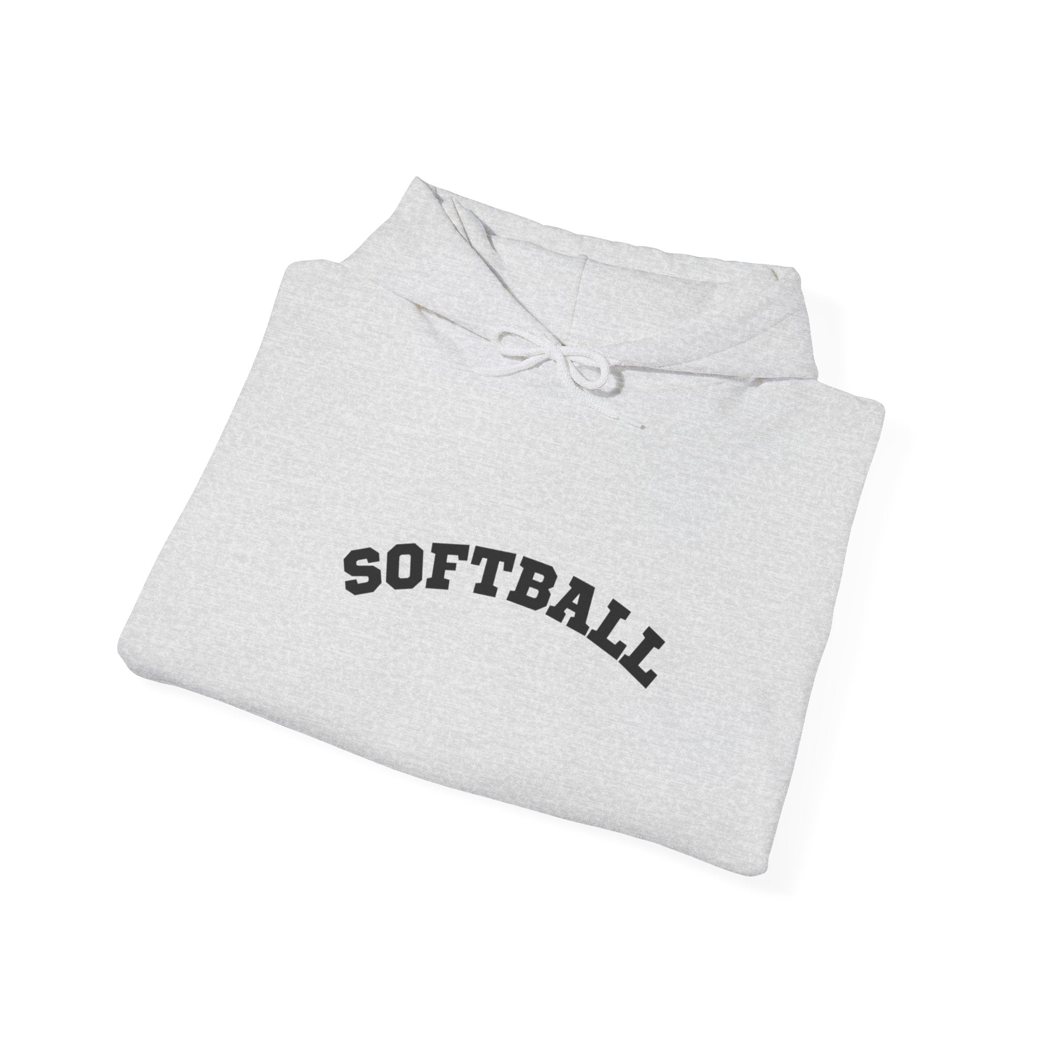 Adult Unisex Hoodie - "Softball" -Choose Your Color-Cozy Sweatshirt for Fans or Parents, Unisex Sports Apparel, Perfect Gift for Game Day, Casual Wear for Athletes