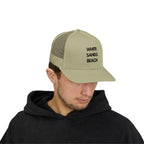 "White Sands Beach" - Snapback Trucker Cap
