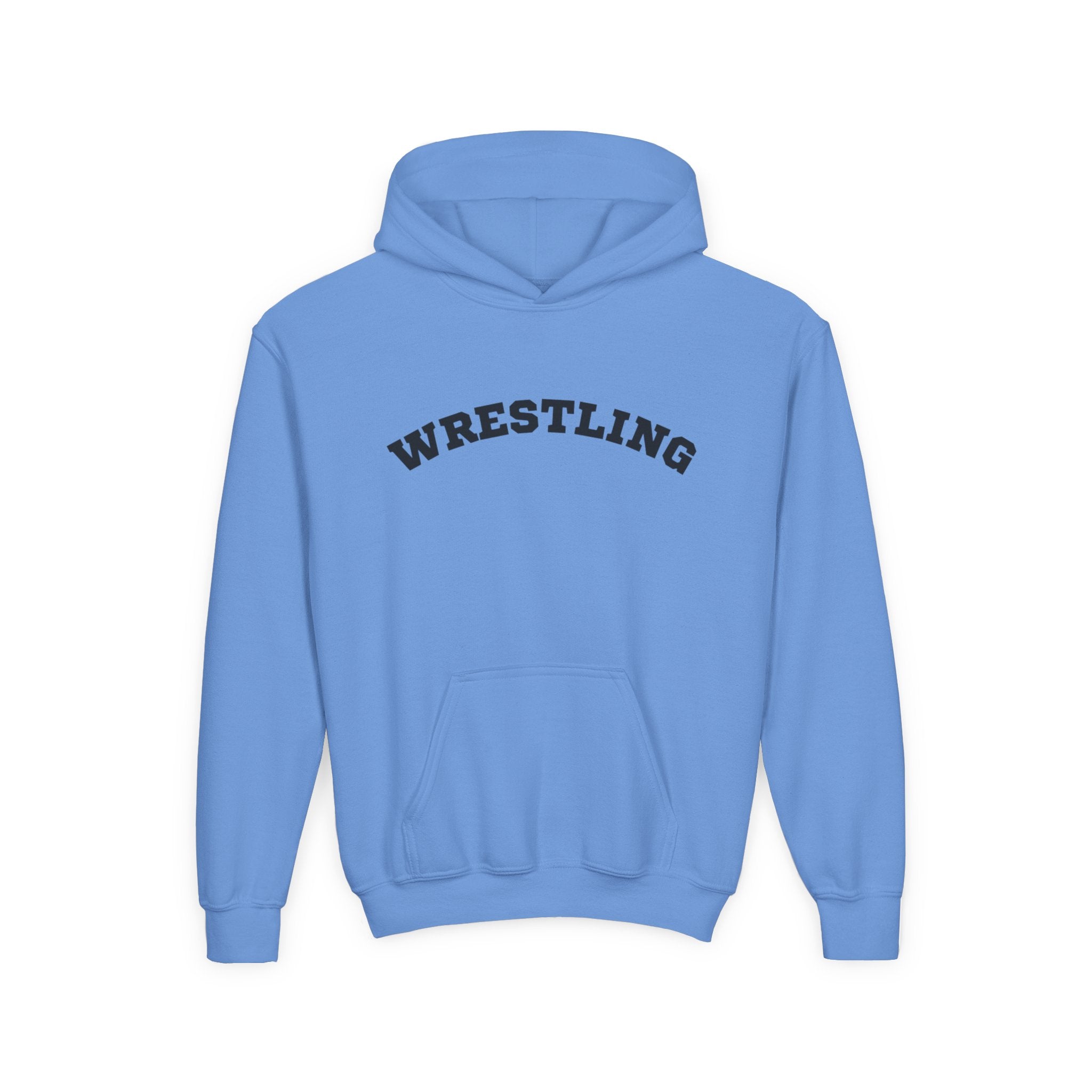 Youth Hoodie "Wrestling" - Choose Your Color- -Sports Apparel, Gift for Young Athletes, Team Spirit, Cozy Sweatshirt, Game Day Ready