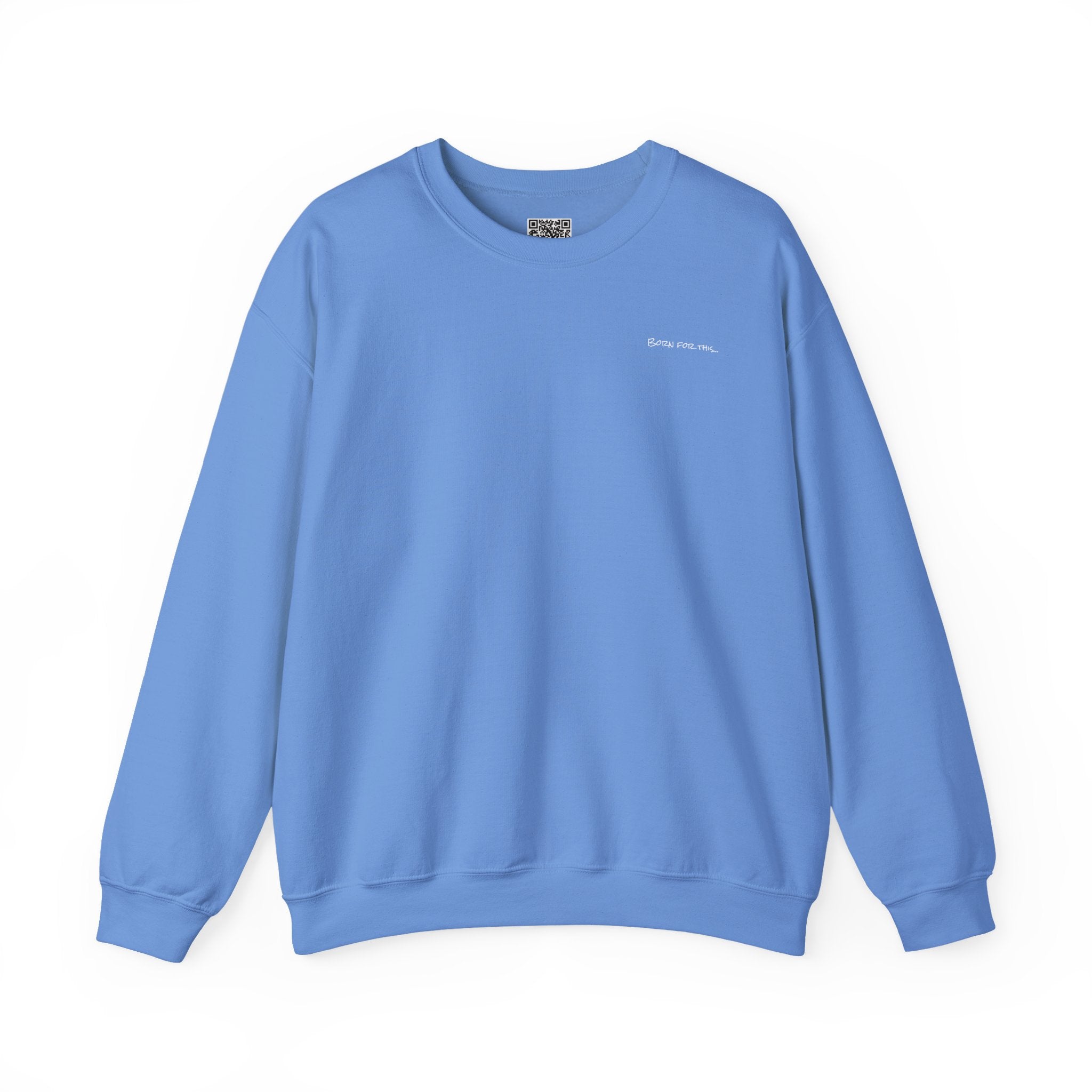 Adult- "Born for this"- (Front)  "In My Lake Era" (Back)- White Writing- Unisex Crewneck Sweatshirt