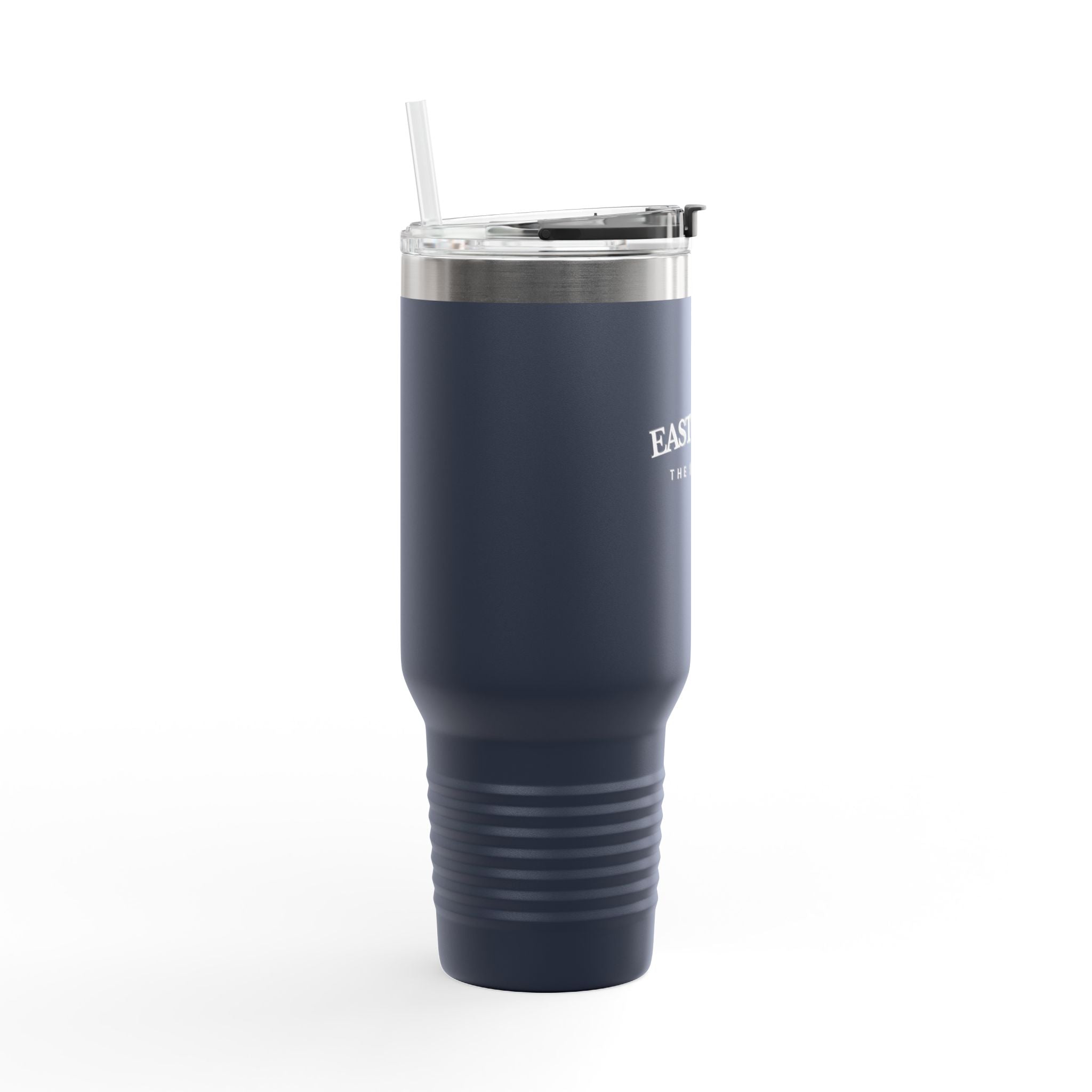 Travel Mug -40oz Insulated Cup- "East Coast" In White Writing