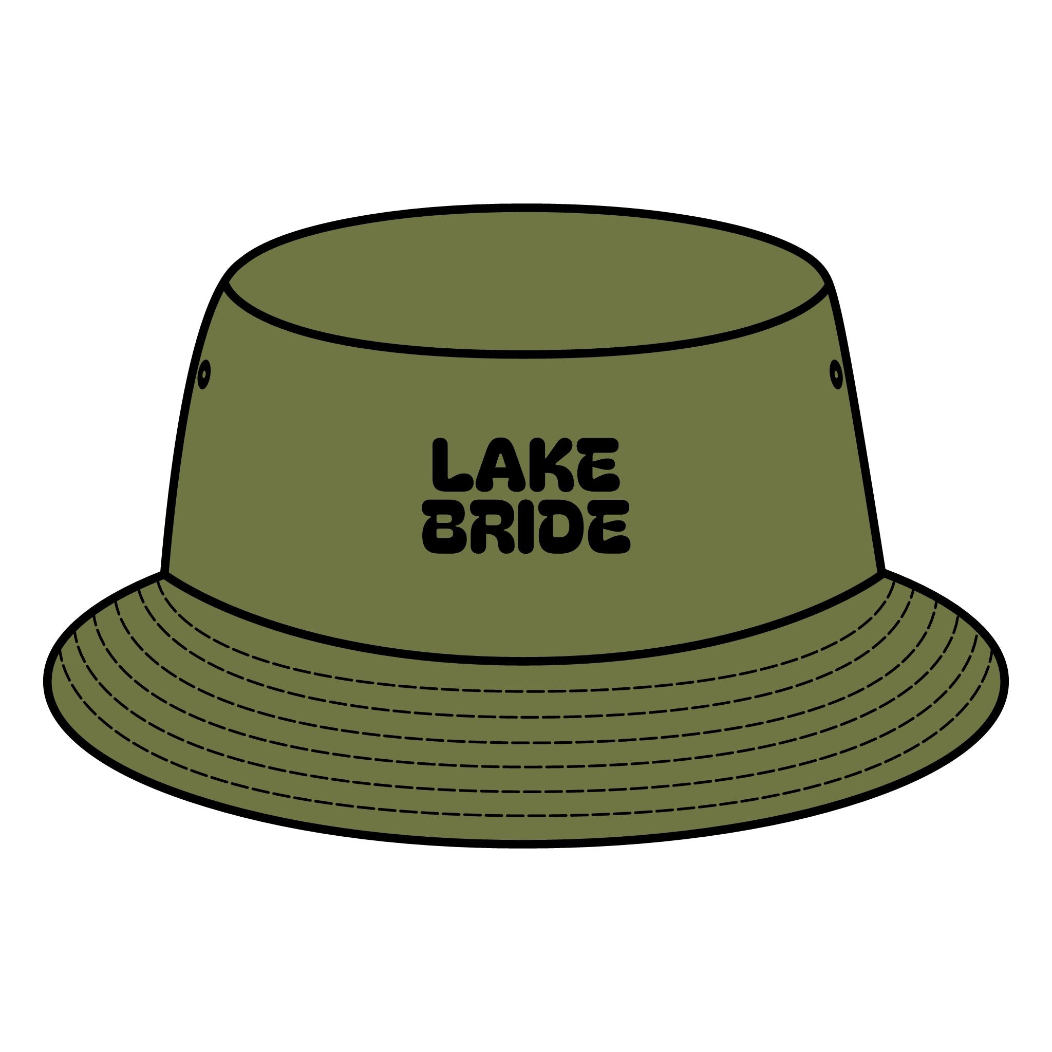 "Lake Bride"-Bucket Hat for Summer Weddings & Outdoor Adventures