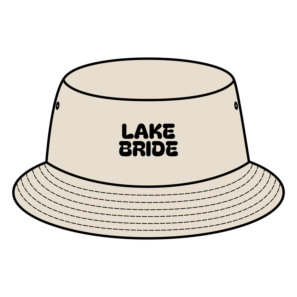 "Lake Bride"-Bucket Hat for Summer Weddings & Outdoor Adventures