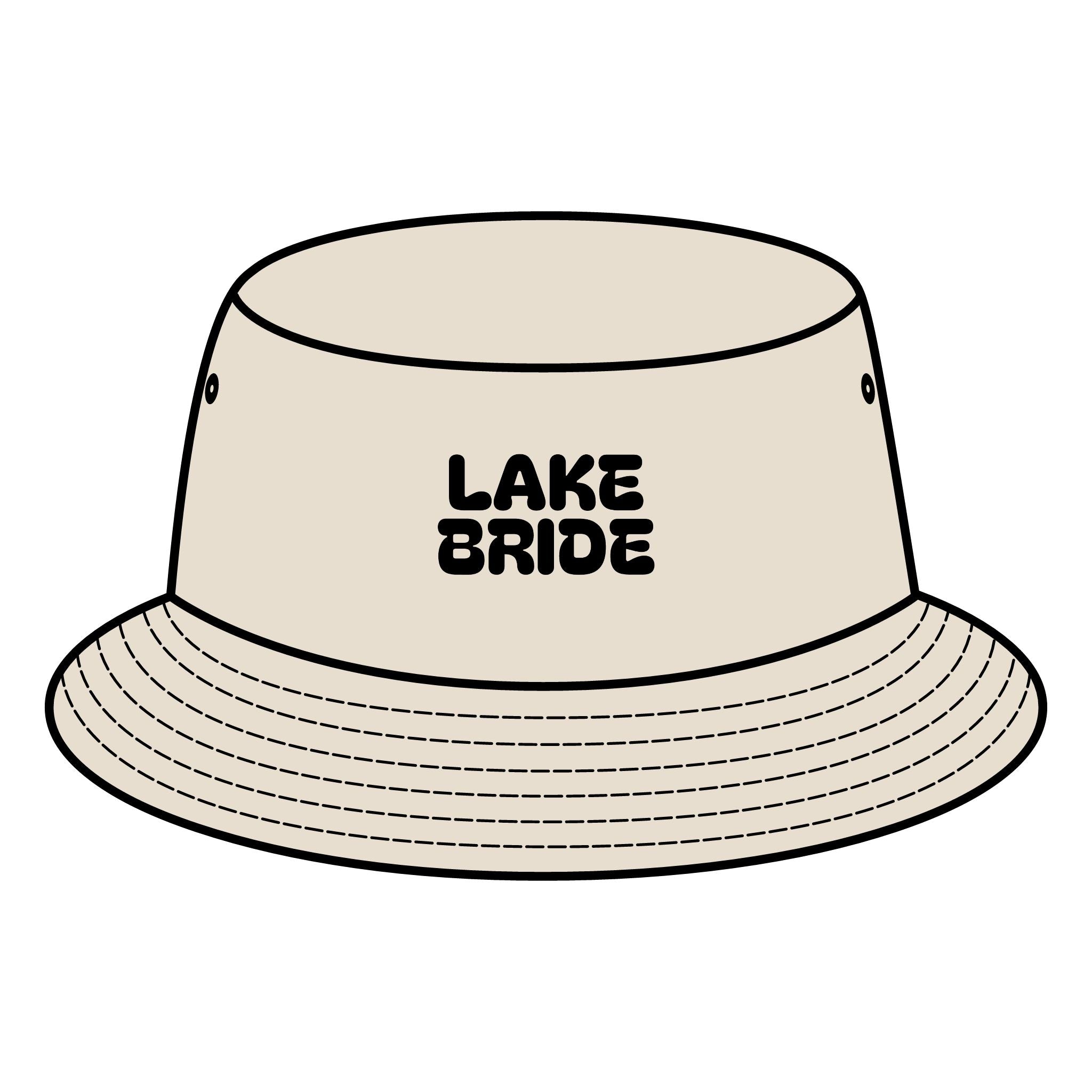 "Lake Bride"-Bucket Hat for Summer Weddings & Outdoor Adventures