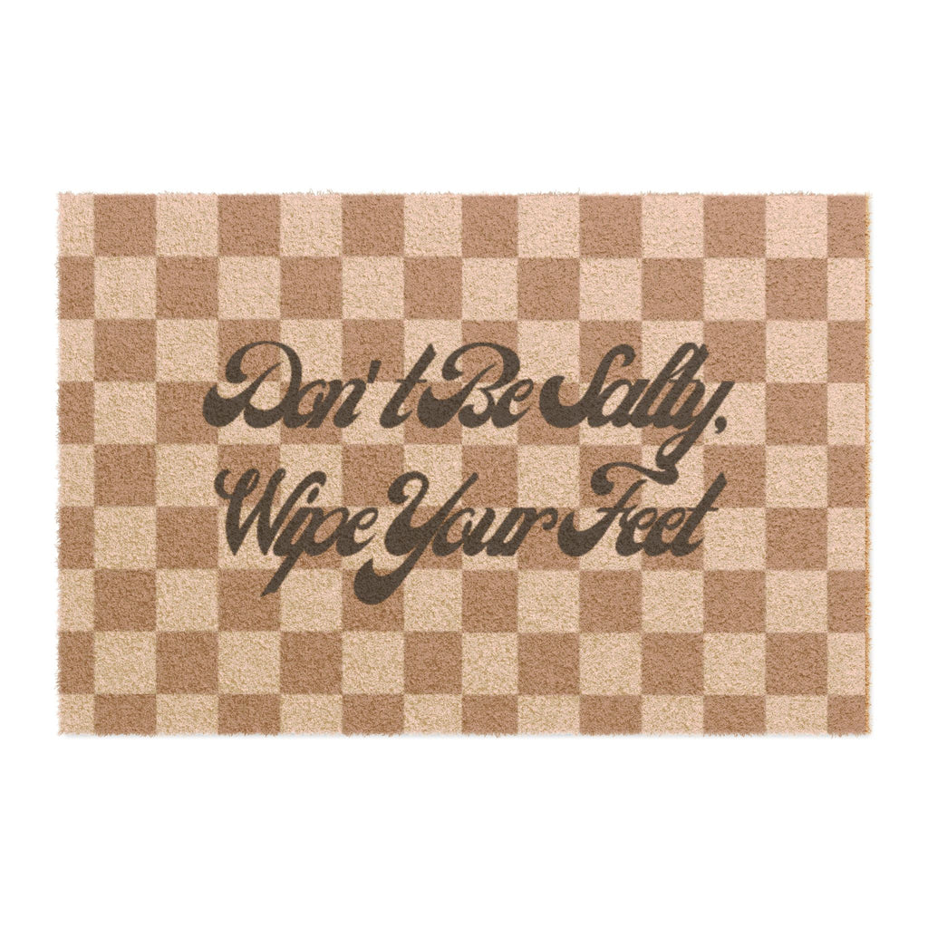 Doormat "Don't Be Salty, Wipe Your Feet"-Welcome Mat for Home, Entryway Decor, Housewarming Gift, Fall Decor, Everyday Welcome