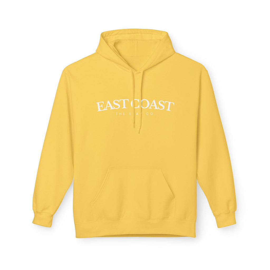 Adult-East Coast - White Writing Hoodie