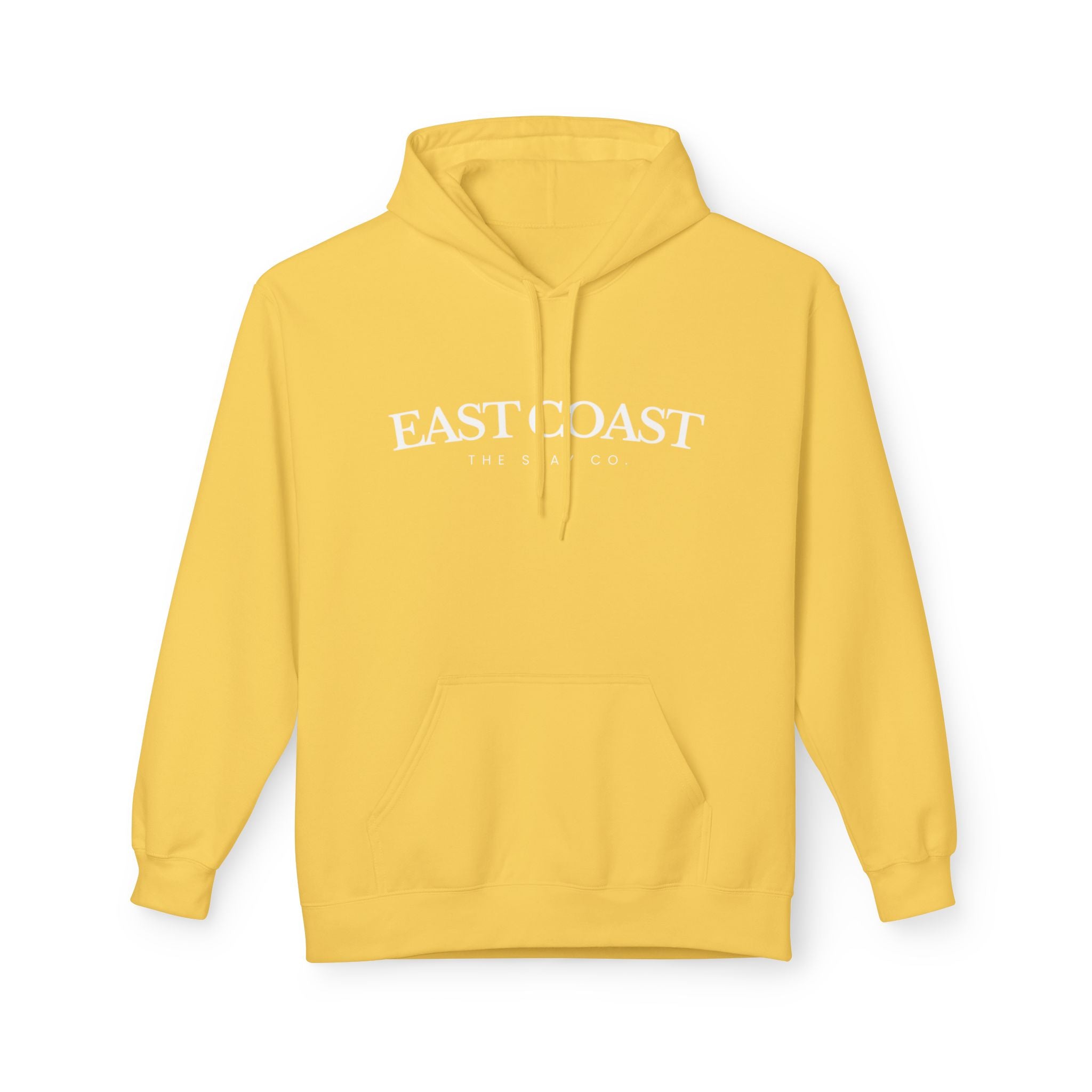 Adult-East Coast - White Writing Hoodie