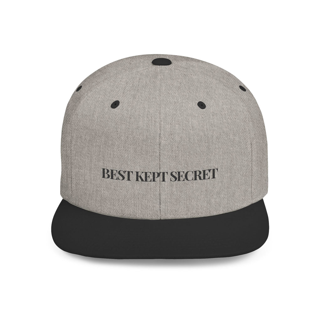 Embroidered Snackback Cap-"Best Kept Secret"- Casual Hat, Outdoor Apparel, Summer Fashion, Gift for Him/Her, Festival Accessory