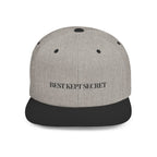 Embroidered Snackback Cap-"Best Kept Secret"- Casual Hat, Outdoor Apparel, Summer Fashion, Gift for Him/Her, Festival Accessory